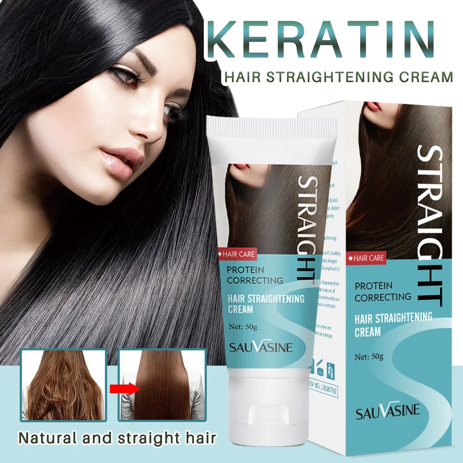 Keratin Hair Straightening Cream Keratin Cream for Smoothing Hair Professional Keratin for Permanent Straightening Hair Care