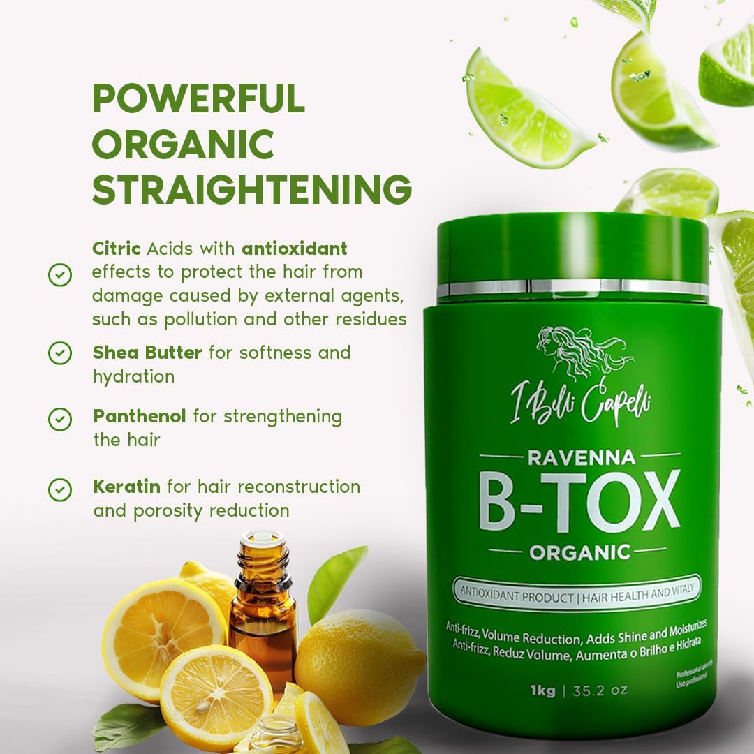 Ravenna B-Tox Organic Kit + Intense Moisturizing Treatment Mask
