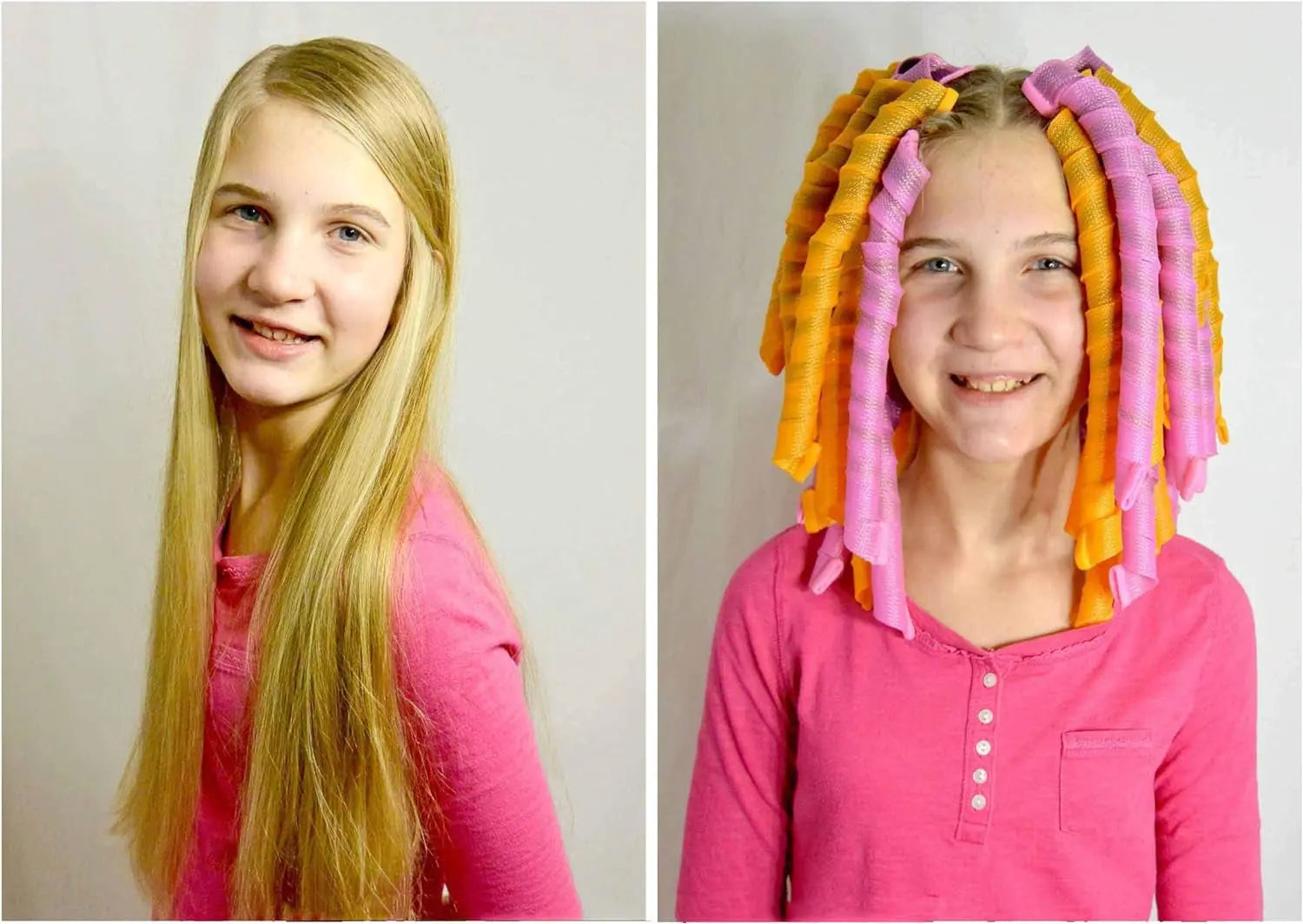 Super Long Spiral Curls Styling Kit - 20Pcs & 45Cm