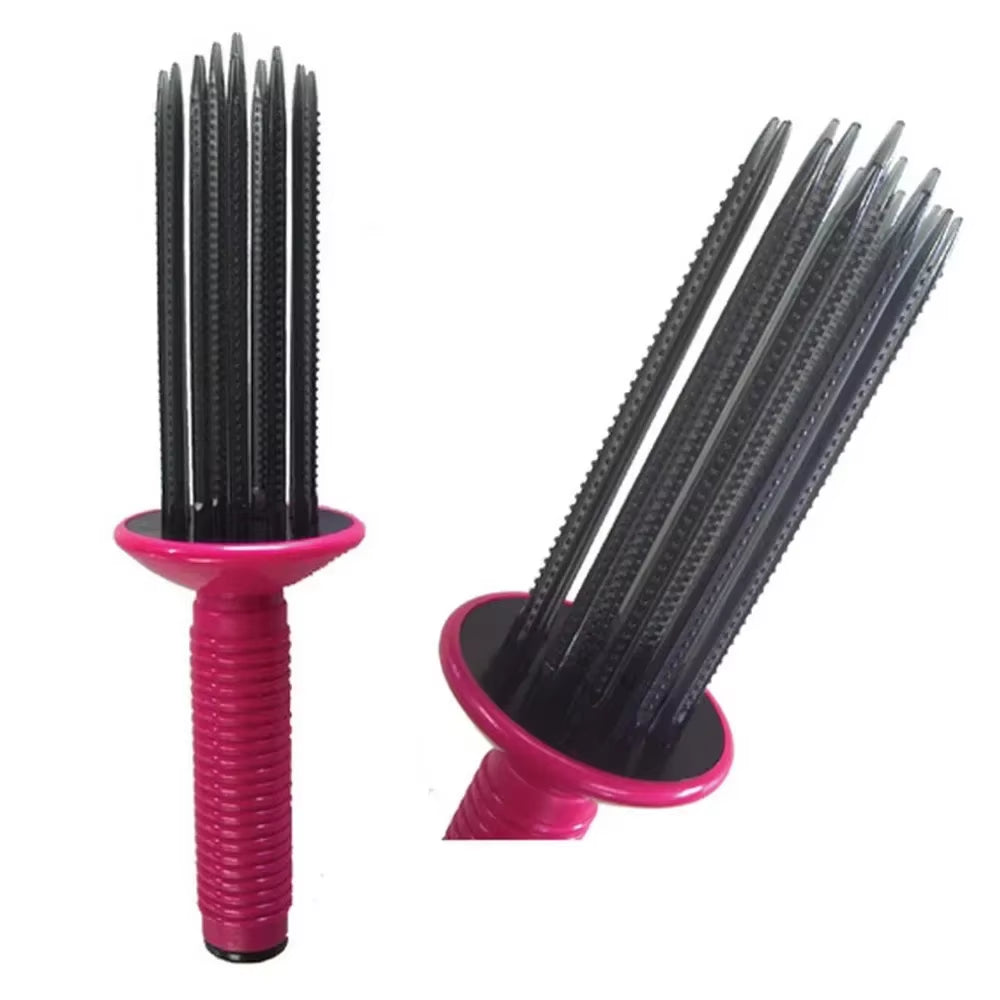 Exquisite Hair Curler Combs Hair Fluffy Styling Curler Heatless Curling Hair Brush Roller Tools Women Professional Apparatus