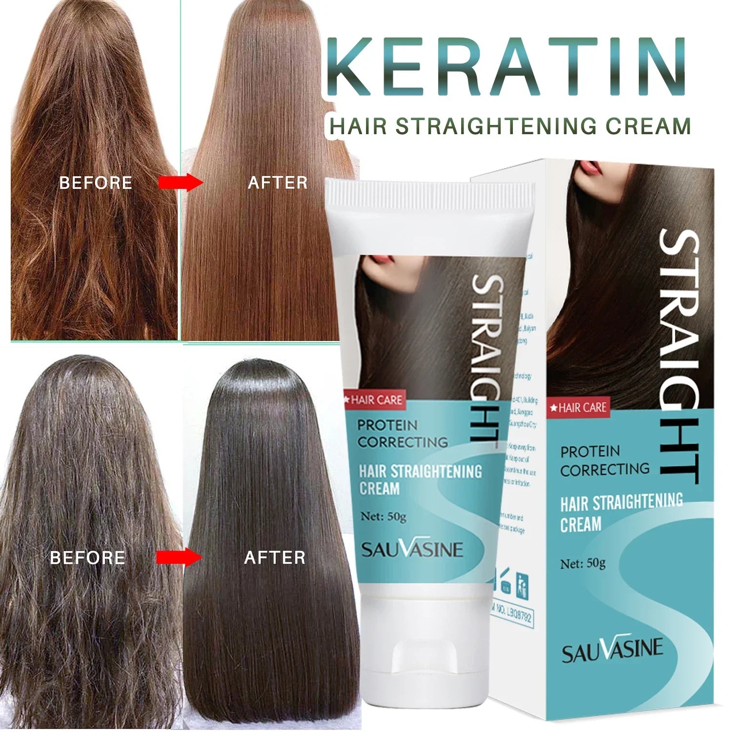 Keratin Hair Straightening Cream Keratin Cream for Smoothing Hair Professional Keratin for Permanent Straightening Hair Care
