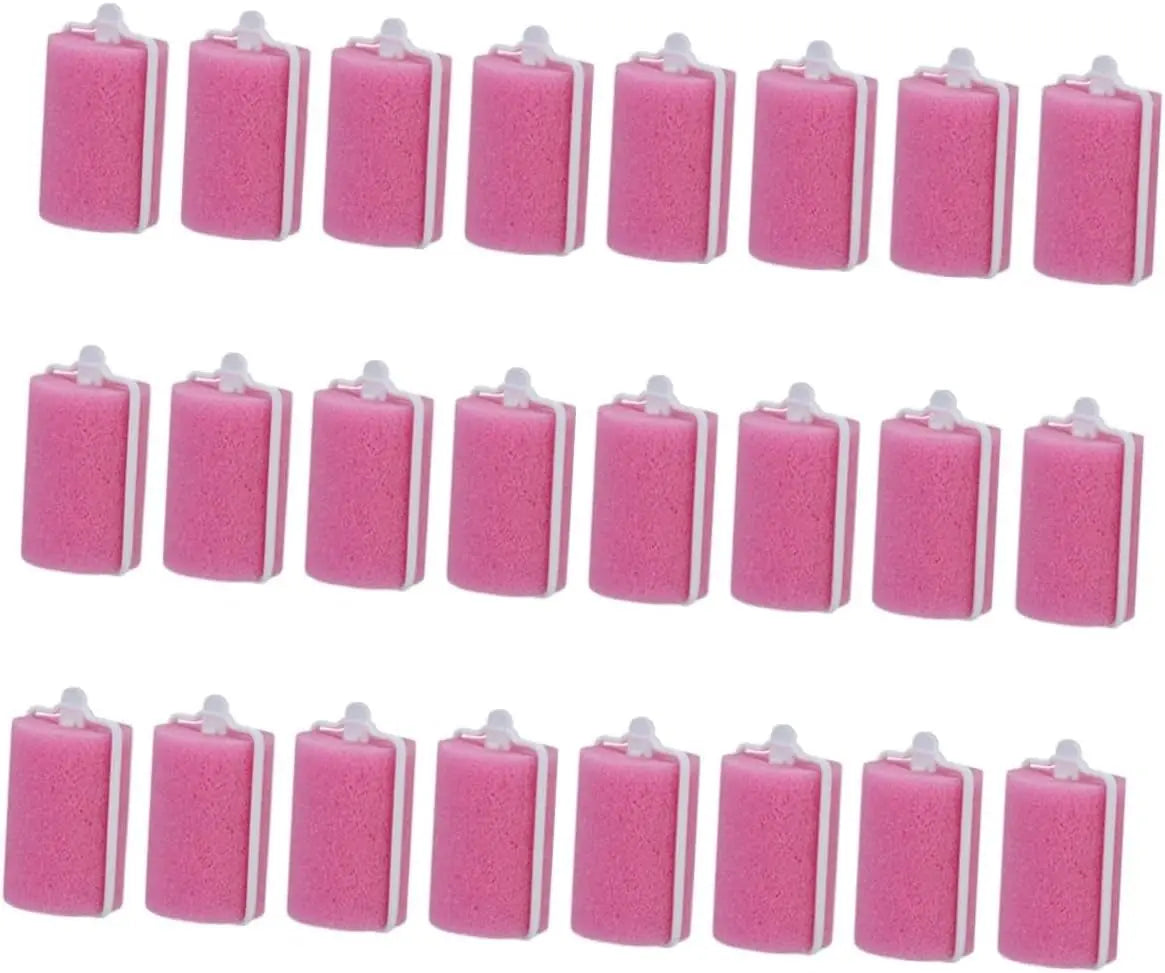 24Pcs Sponge Roller Foam Rollers Hair Curlers Hair Flexible Curlers Sponge S for Foam S for Dressing Tools