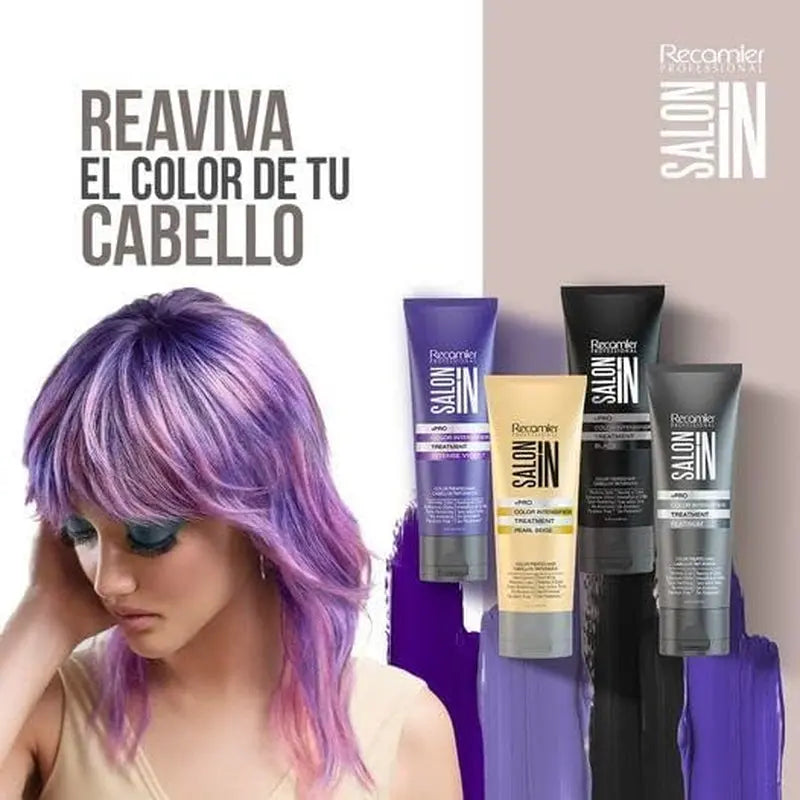 Salon in Recamier Platinum Color Intensifier Shampoo for Color-Treated Hair, Neutralizes Brassy Tones, 10.1 Fl Oz