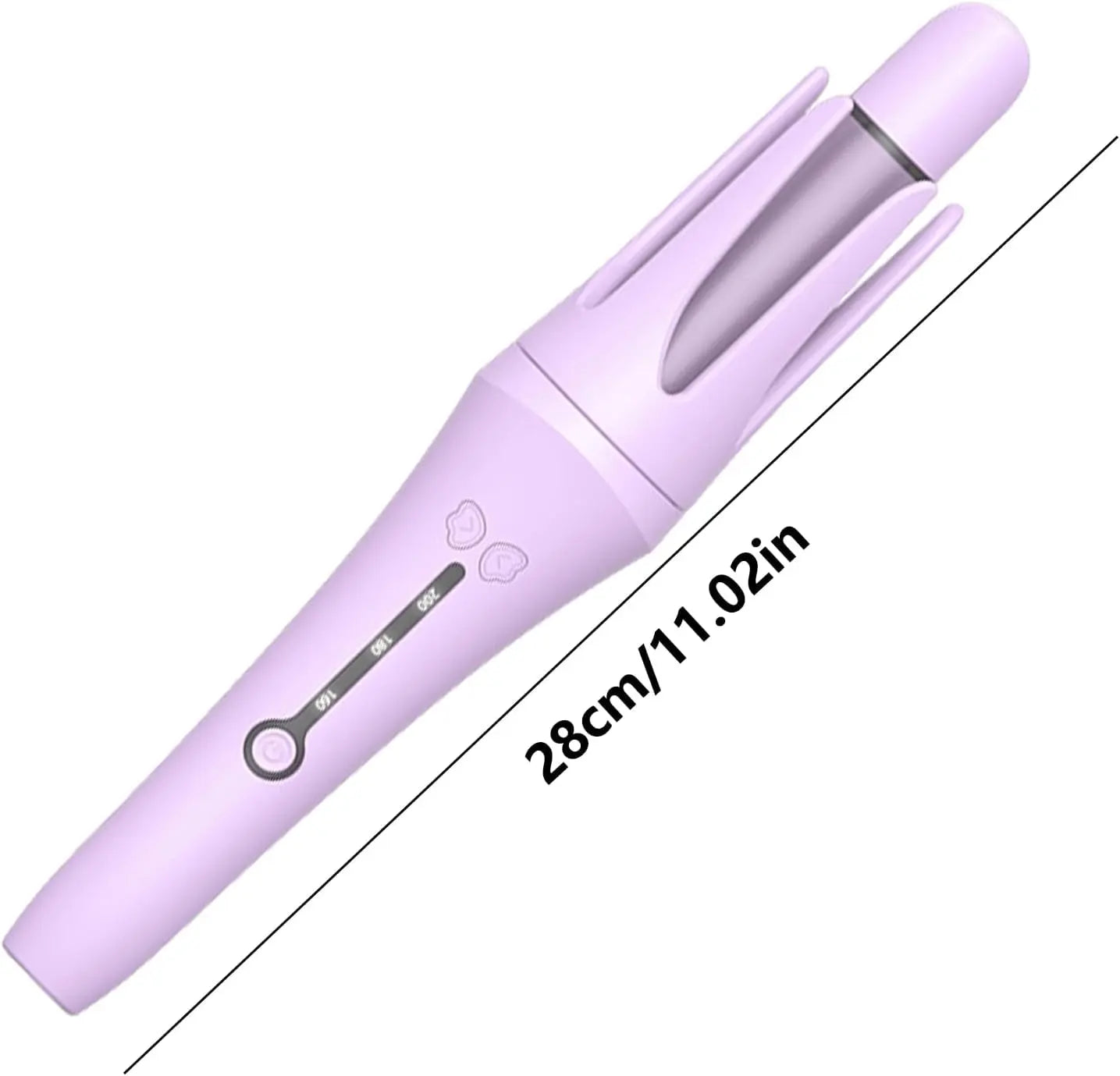 Automatic Hair Curler, Travel Hair Curling Iron for Curls Waves, Fast Heating Small Rotating Curing Wand for Women, 3 Adjustable Temps, 28MM/32MM