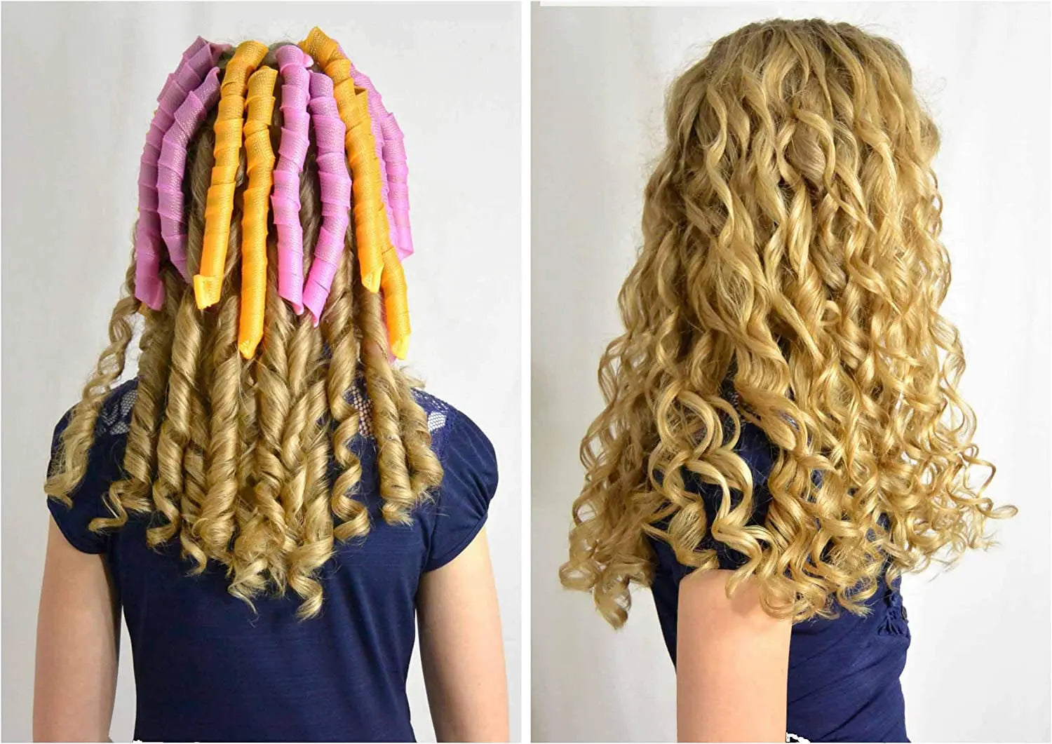 Super Long Spiral Curls Styling Kit - 20Pcs & 45Cm