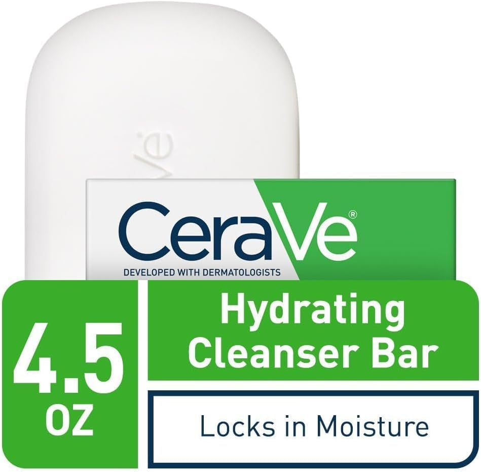 Facial Cleanser, Hydrating Cleansing Bar, 4.5 Ounce