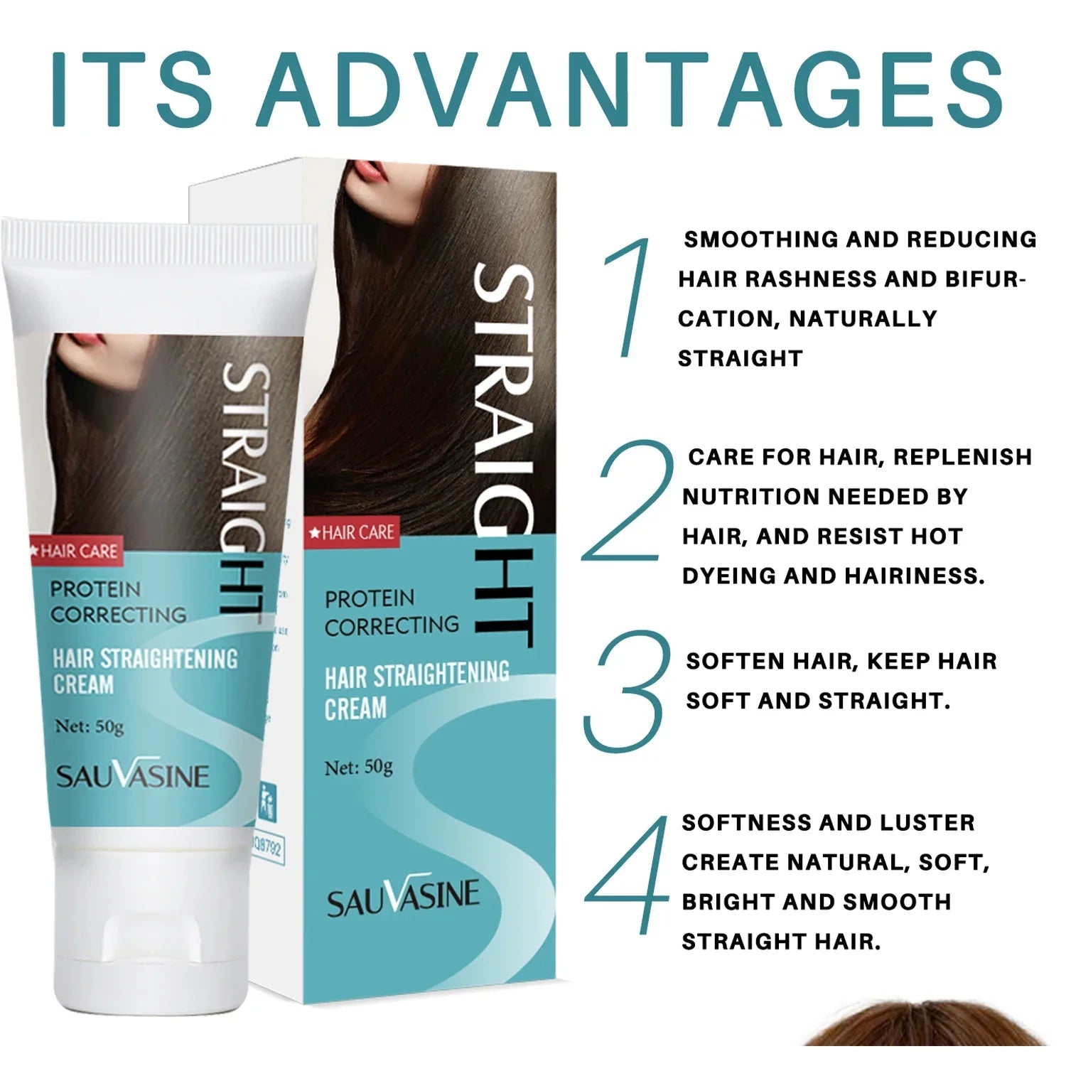 Keratin Hair Straightening Cream Keratin Cream for Smoothing Hair Professional Keratin for Permanent Straightening Hair Care