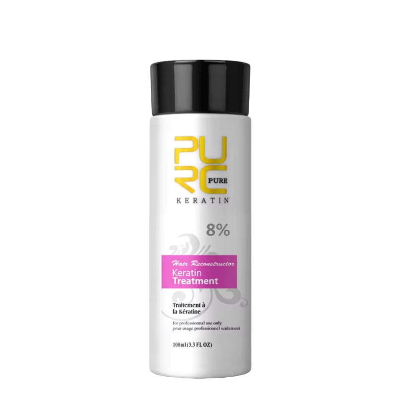 Brazilian Keratin Hair Treatment Formalin Professional Straightening Smoothing Curly Hair Frizz Dry Repair Cream Hair Care