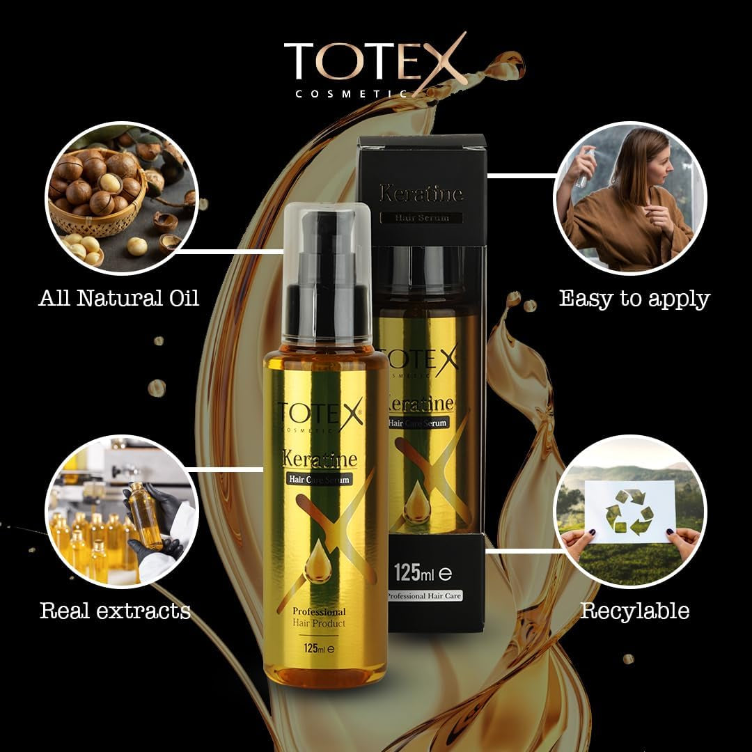Totex Keratin Hair Care Serum 125Ml