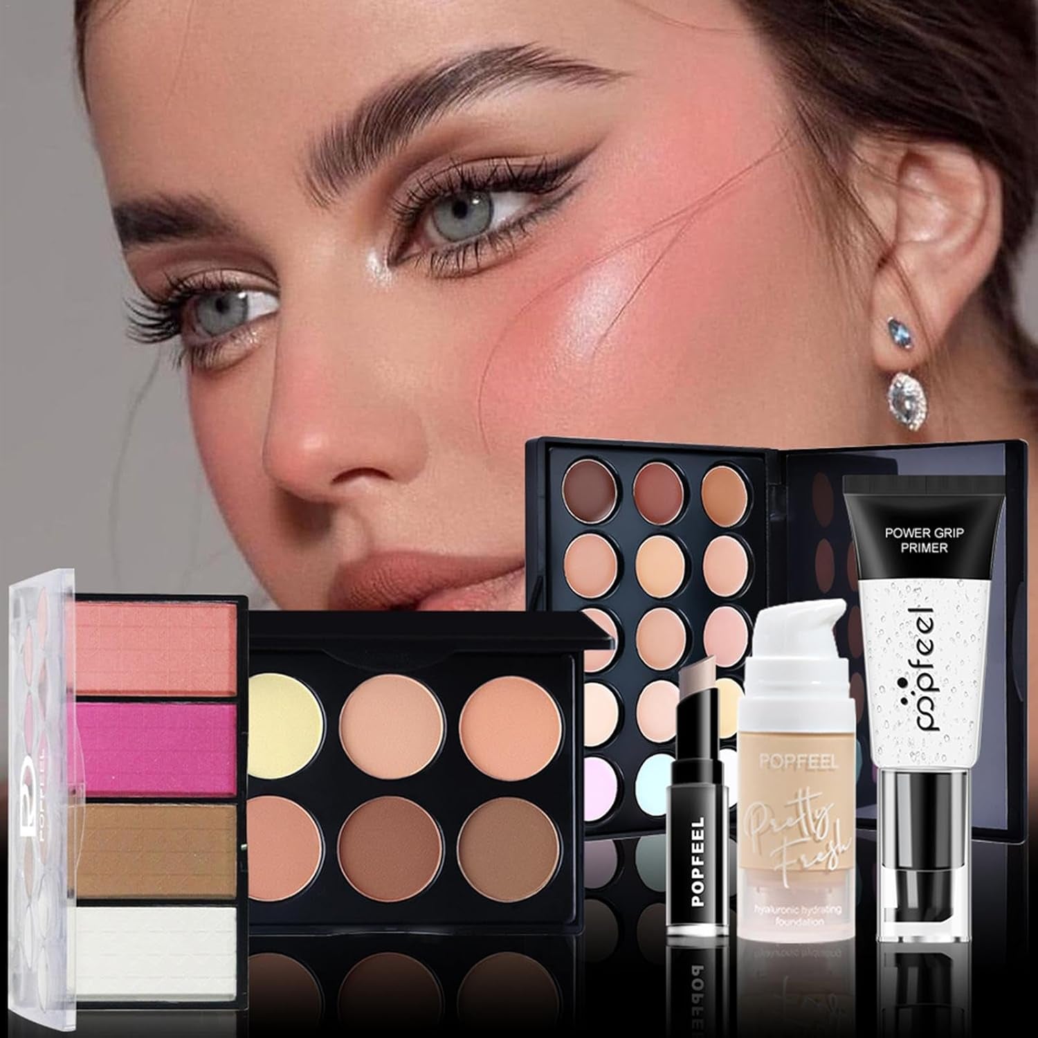 Professional Makeup Set | Cosmetic Beauty Set | Makeup Starter Pack | Multi-Purpose Makeup Kit, Adult Makeup Set, Beauty Makeup Set, Makeup Kit, Makeup Set, Makeup Set, Makeup Set