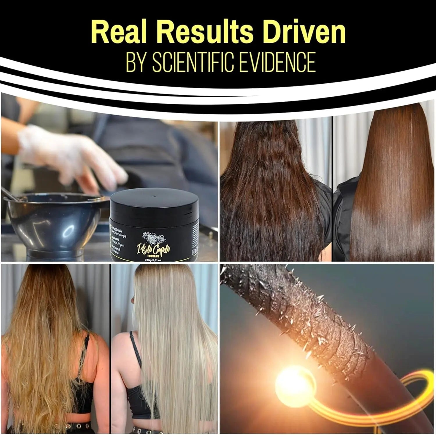 Ibelli Capelli Hair B-Tox Treatment Deep Conditioning 35.2 Oz(1Kg) B-Tox Hair Treatment 8.8 Oz