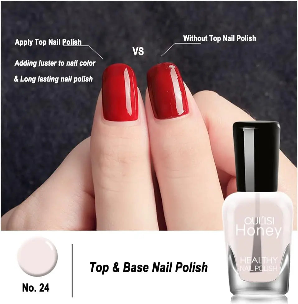 Nail Polish Set, Non-Toxic Nail Polish Easy Peel off & Quick Dry, Natural Odor Free Formula Water Based Nail Polish Gift Set (Set D (8MLX10)), Pack of 1