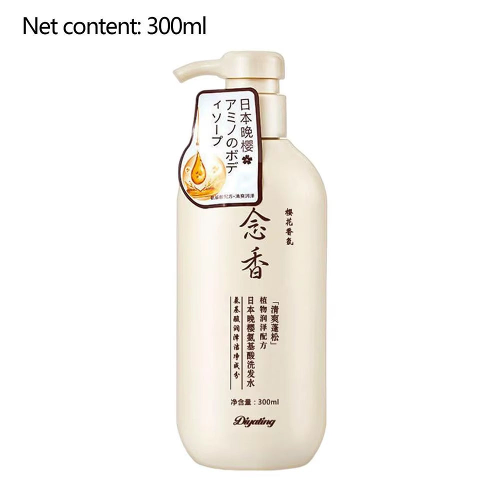 Sakura Japanese Shampoo and Conditioner Gentle Cleansing Nourishing Scalp Amino Acid Hair Shampoo Deep Clean Moisturizing