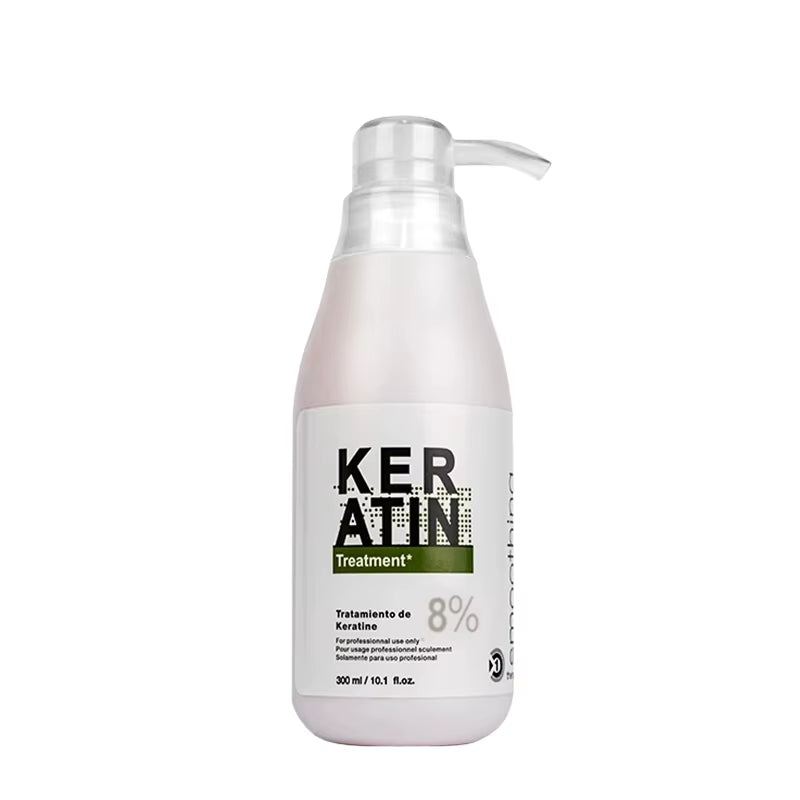 Brazilian Keratin Hair Treatment Formalin Professional Straightening Smoothing Curly Hair Frizz Dry Repair Cream Hair Care