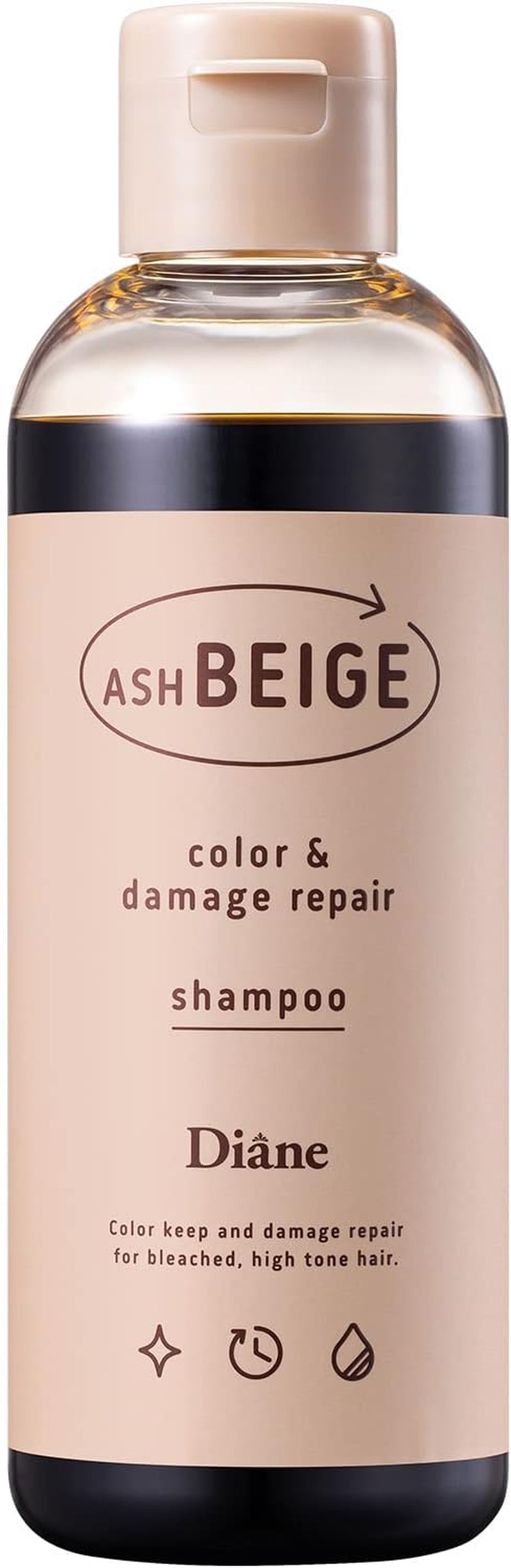 Diane Ash Beige Color Shampoo [Color Charge & Damage Repair] Brown Ash Type 200Ml