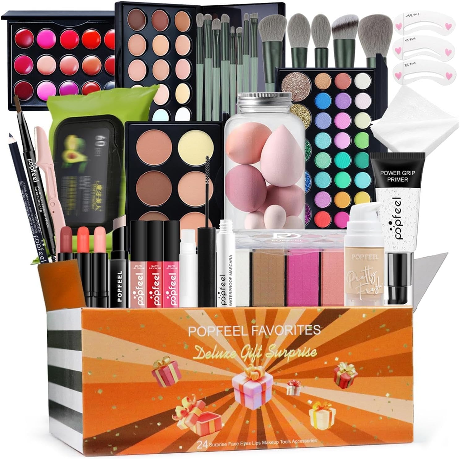 Professional Makeup Set | Cosmetic Beauty Set | Makeup Starter Pack | Multi-Purpose Makeup Kit, Adult Makeup Set, Beauty Makeup Set, Makeup Kit, Makeup Set, Makeup Set, Makeup Set