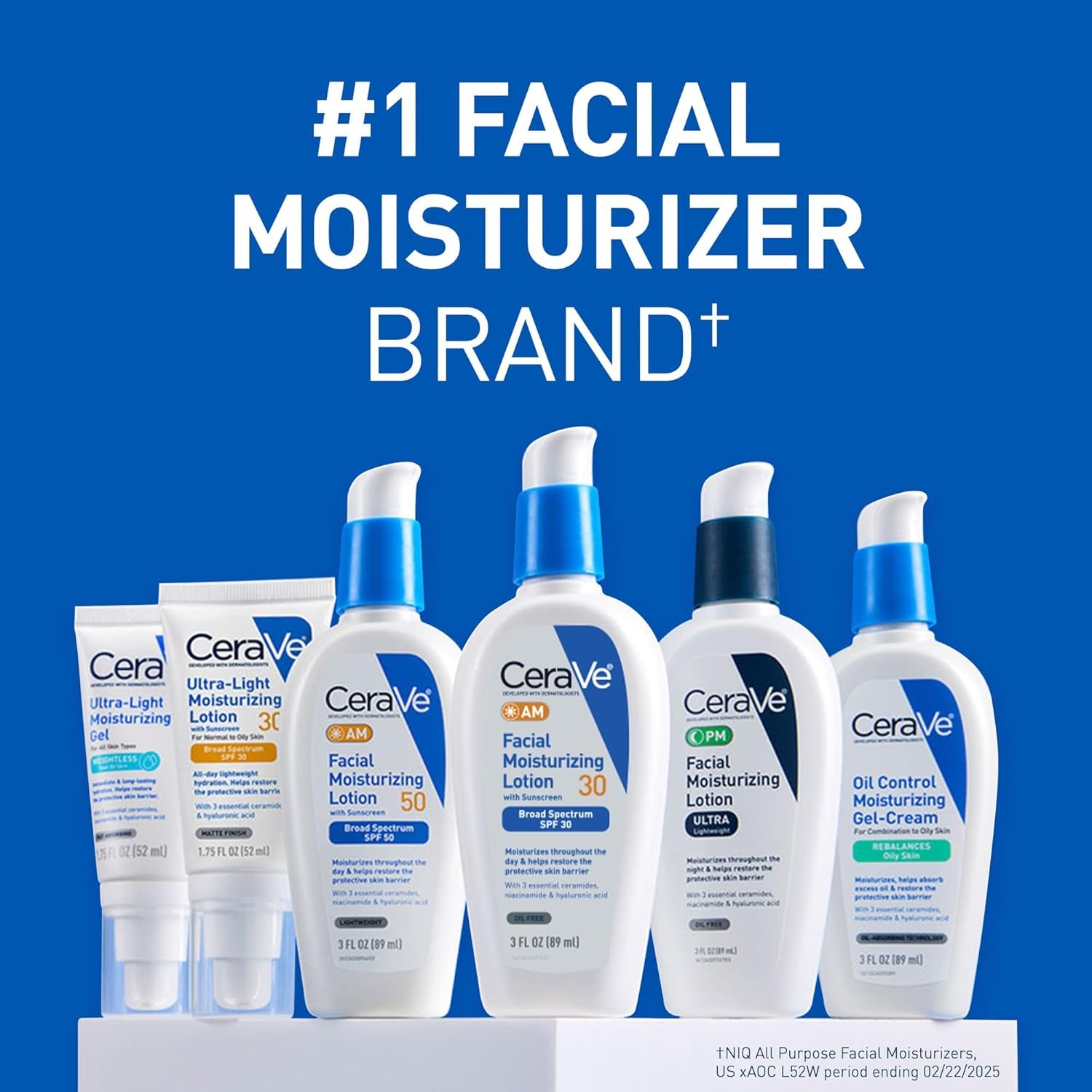 Moisturizers, Moisturizing Facial Lotion AM, 3 Ounce
