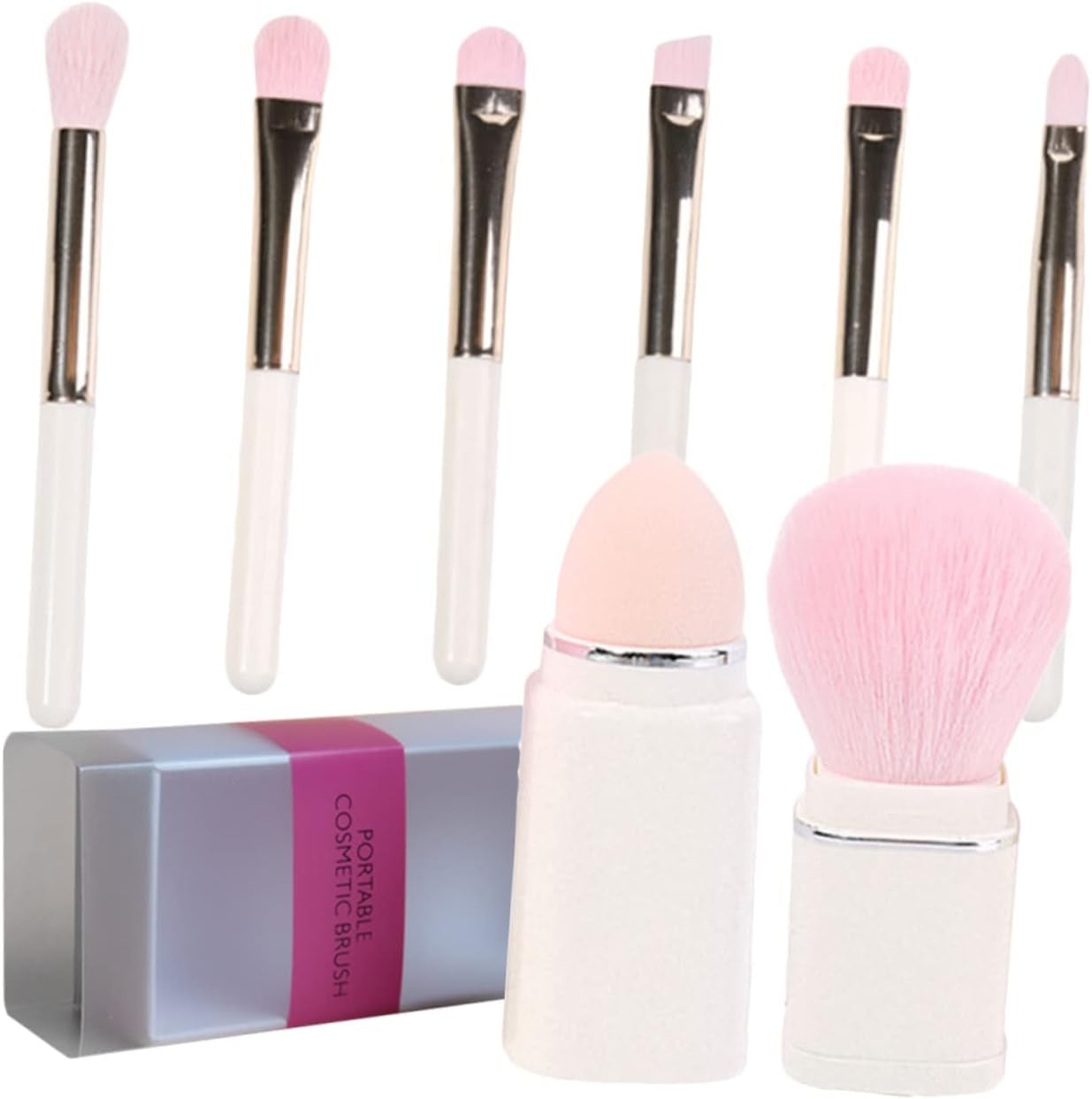 Makeup Brush Set Different Portable Eye Shadow Blush Brush Kit for Girls