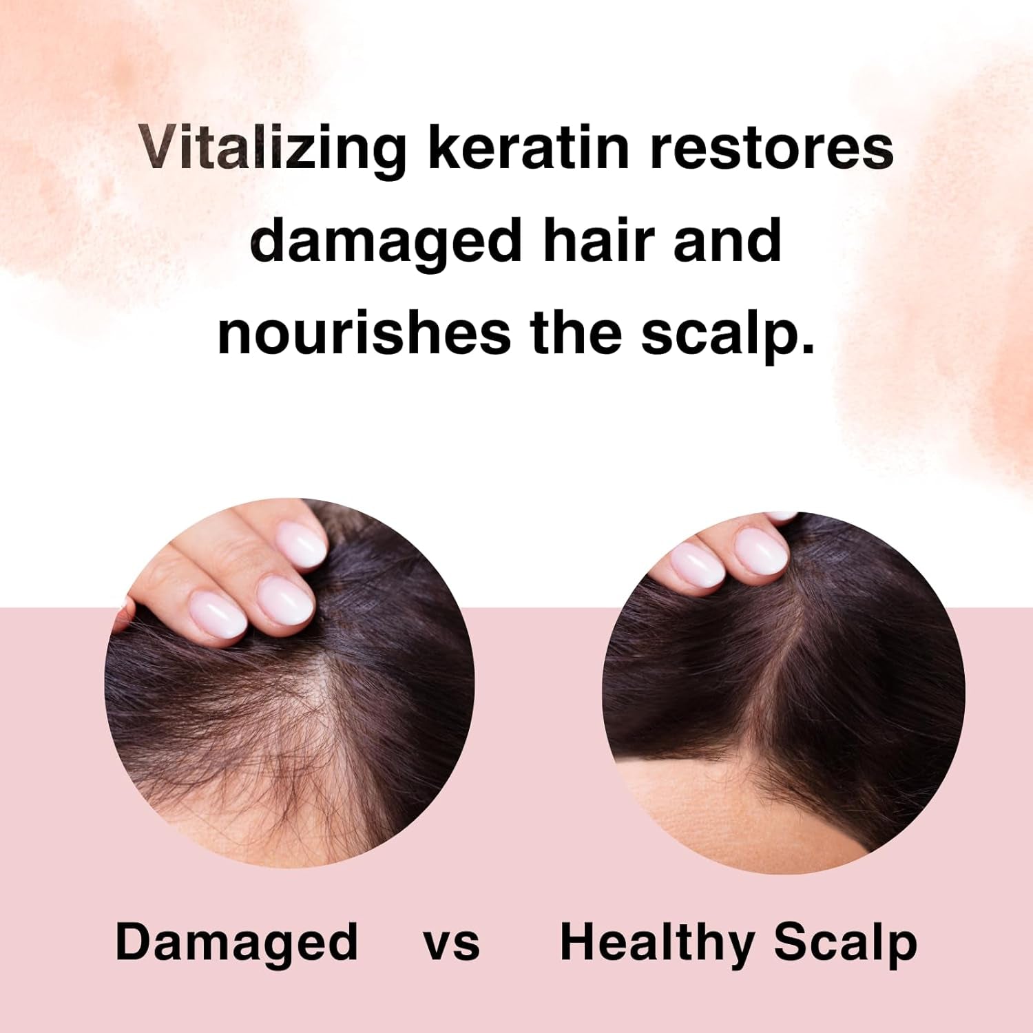 Shampoo for Fine Hair & Damaged Hair Women & Men, Natural Shampoo with Organic Argan Oil & Vitalizing Keratin Protein from Japan, Sulfate & Silicone Free, 15.2 Fl Oz/ 450 Ml, EXTRA VITAL