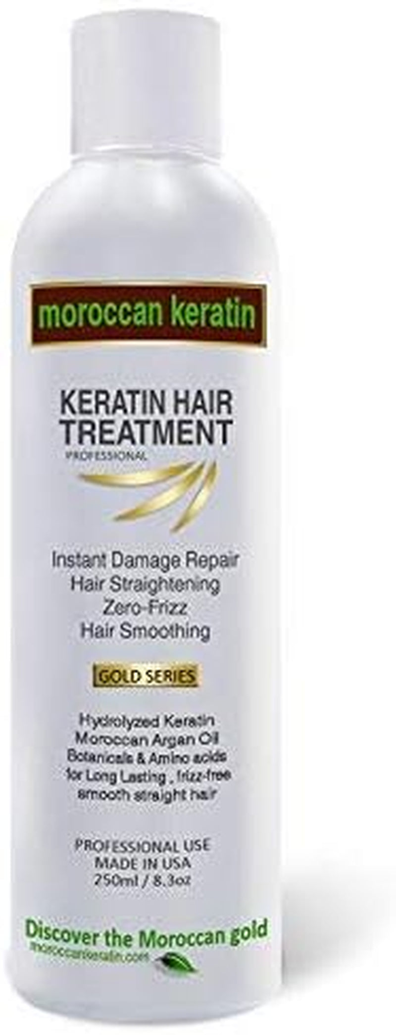 Brazilian Keratin Hair Blowout Treatment GOLD SERIES Proven Formula Keratina Brasileña (KR 250Ml)