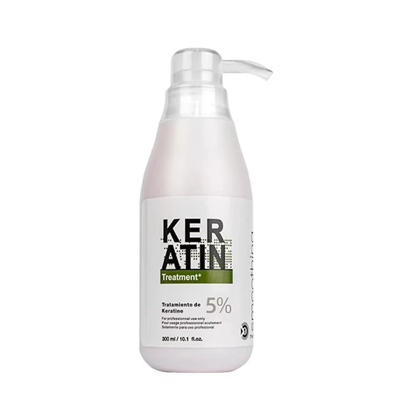Brazilian Keratin Hair Treatment Formalin Professional Straightening Smoothing Curly Hair Frizz Dry Repair Cream Hair Care