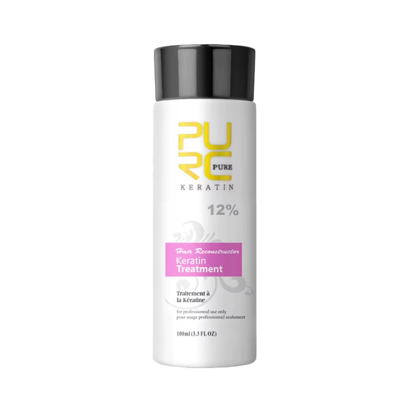 Brazilian Keratin Hair Treatment Formalin Professional Straightening Smoothing Curly Hair Frizz Dry Repair Cream Hair Care