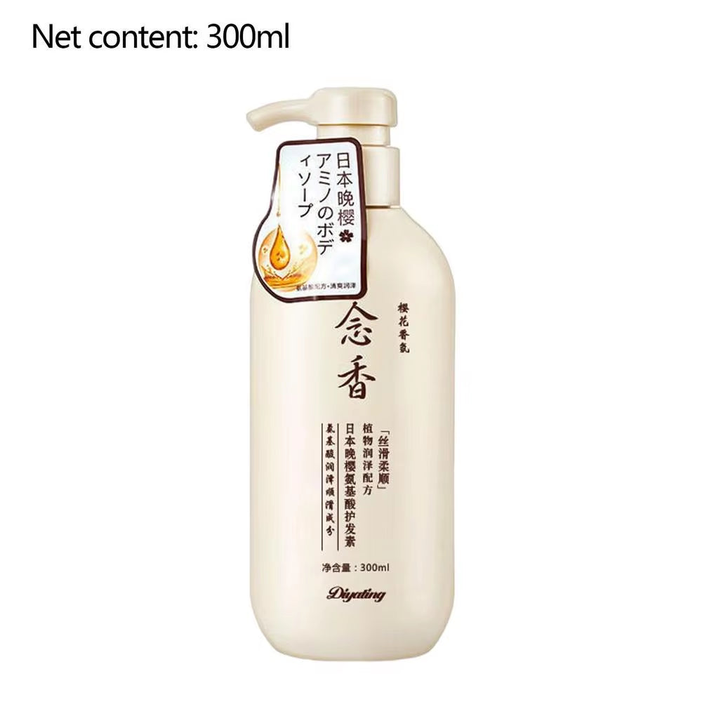 Sakura Japanese Shampoo and Conditioner Gentle Cleansing Nourishing Scalp Amino Acid Hair Shampoo Deep Clean Moisturizing
