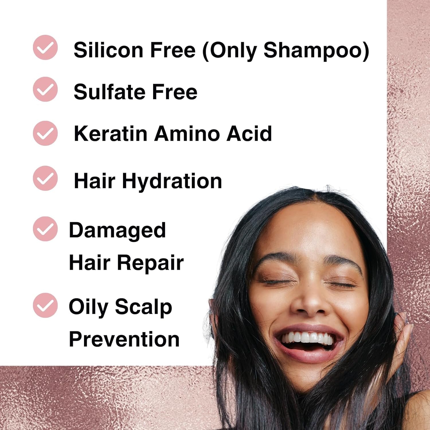 Shampoo for Fine Hair & Damaged Hair Women & Men, Natural Shampoo with Organic Argan Oil & Vitalizing Keratin Protein from Japan, Sulfate & Silicone Free, 15.2 Fl Oz/ 450 Ml, EXTRA VITAL