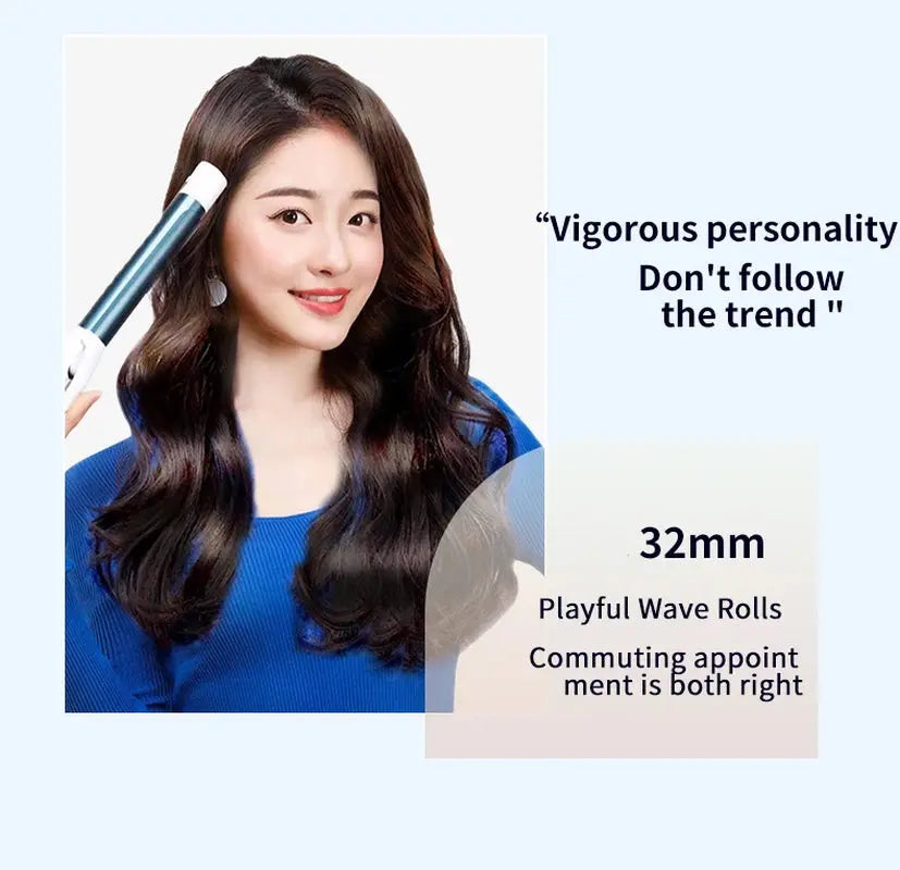 Electric Hair Curler 32Mm 28Mm Rotating Ceramic Curling Iron Hair Roller 25Mm Professional Curling Iron Curling Wand Hair Waver