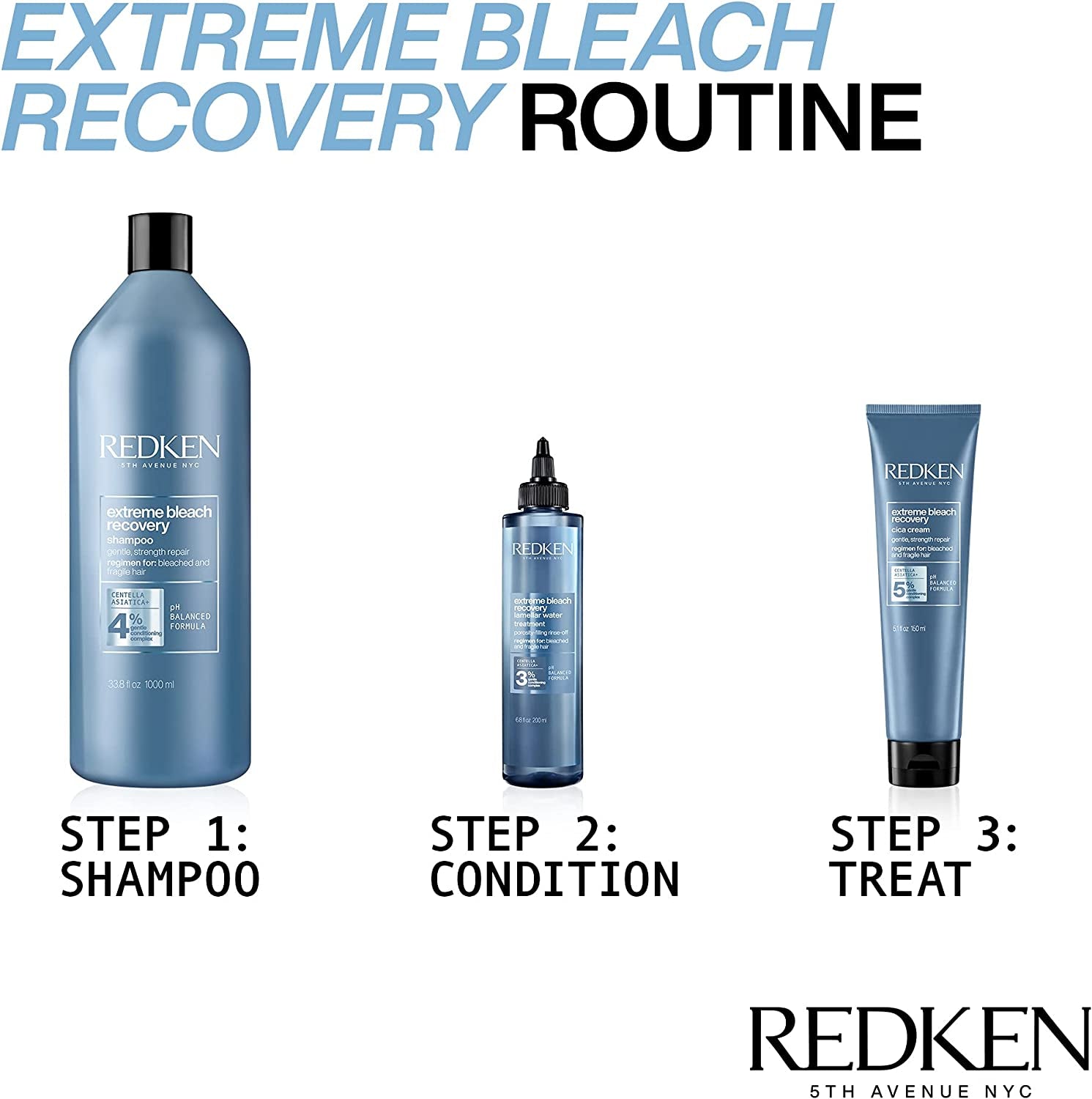 Extreme Bleach Recovery Shampoo | for Bleached Hair | Restores Strength, Softness & Shine | Silicone Free | Packaging May Vary