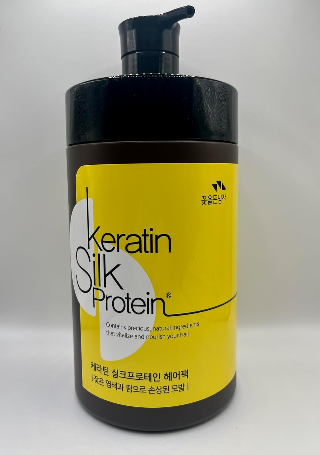 Man with Flowers Keratin Silkprotein Hair Pack 1000Ml