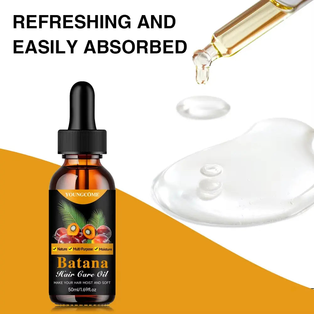 Batana Hair Care Oil, Professional Hair Care Deep Conditioning for All Hair Types, Smoothing Hair Care Oil, Nourishing Hair