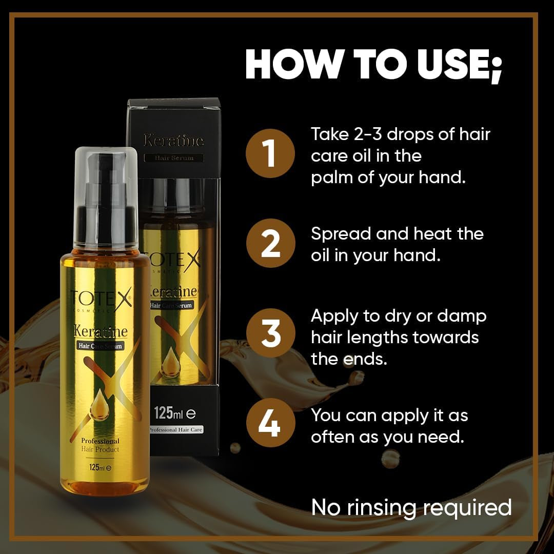 Totex Keratin Hair Care Serum 125Ml