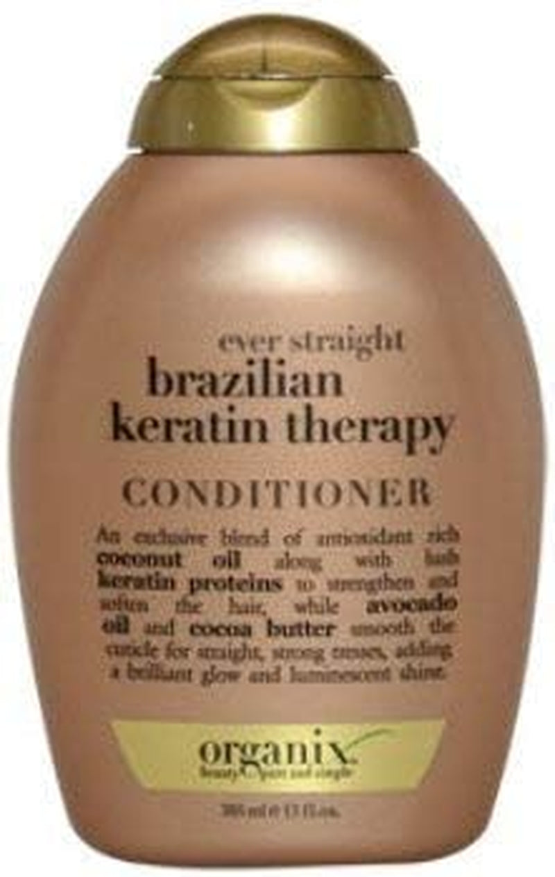 Unisex Organix Ever Straight Brazilian Keratin Therapy Conditioner *** Product Description: Unisex Organix Ever Straight Brazilian Keratin Therapy Conditionerit Keeps an Exclusive Blend of Antioxidant Rich Cocoa Nut Oil along with Lush Keratin Pr