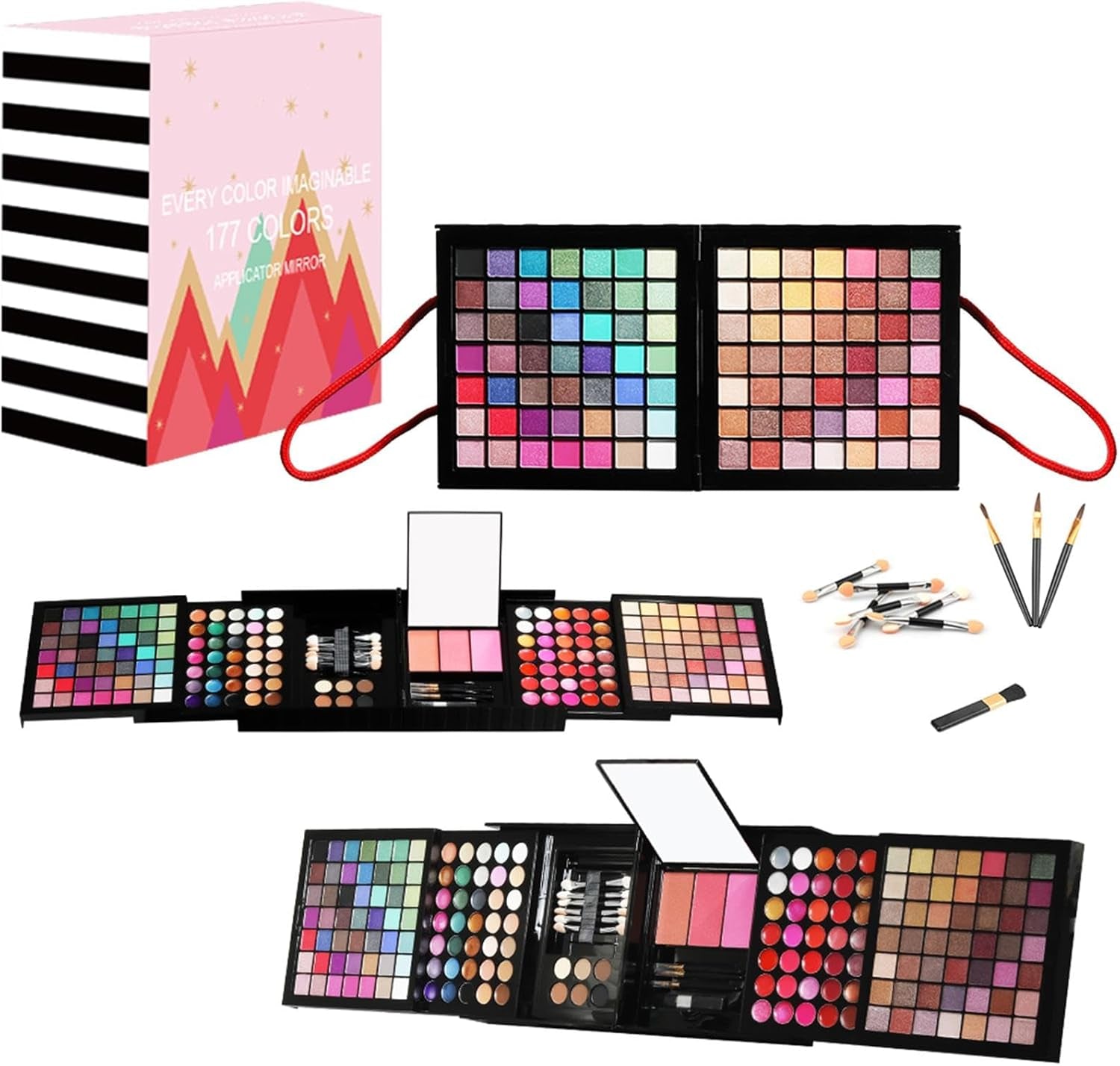 Full Makeup Kit, All in Makeup Kit, Complete Cosmetic Kit, Makeup Palette for Beginners, Makeup Set, Beauty Kit for Women, Beginner Makeup Kit, Makeup Set for Girls, Travel Makeup Kit