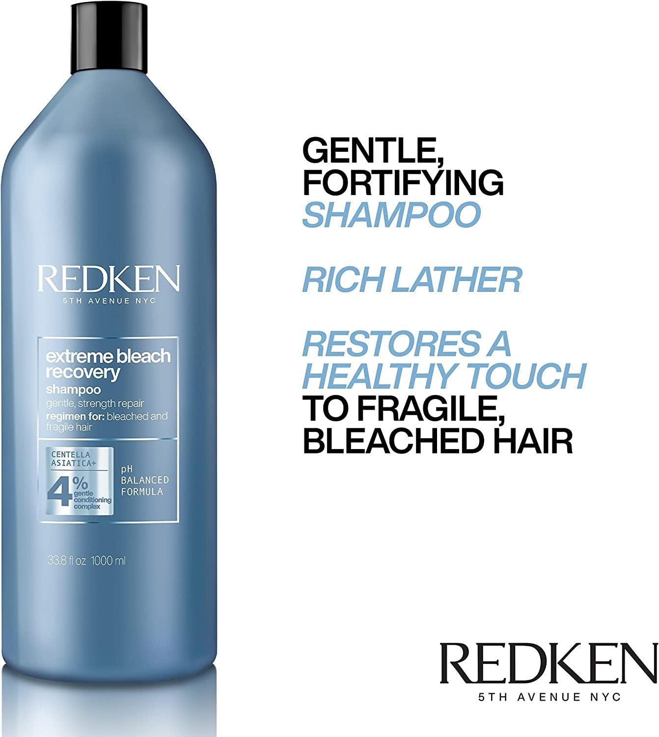 Extreme Bleach Recovery Shampoo | for Bleached Hair | Restores Strength, Softness & Shine | Silicone Free | Packaging May Vary