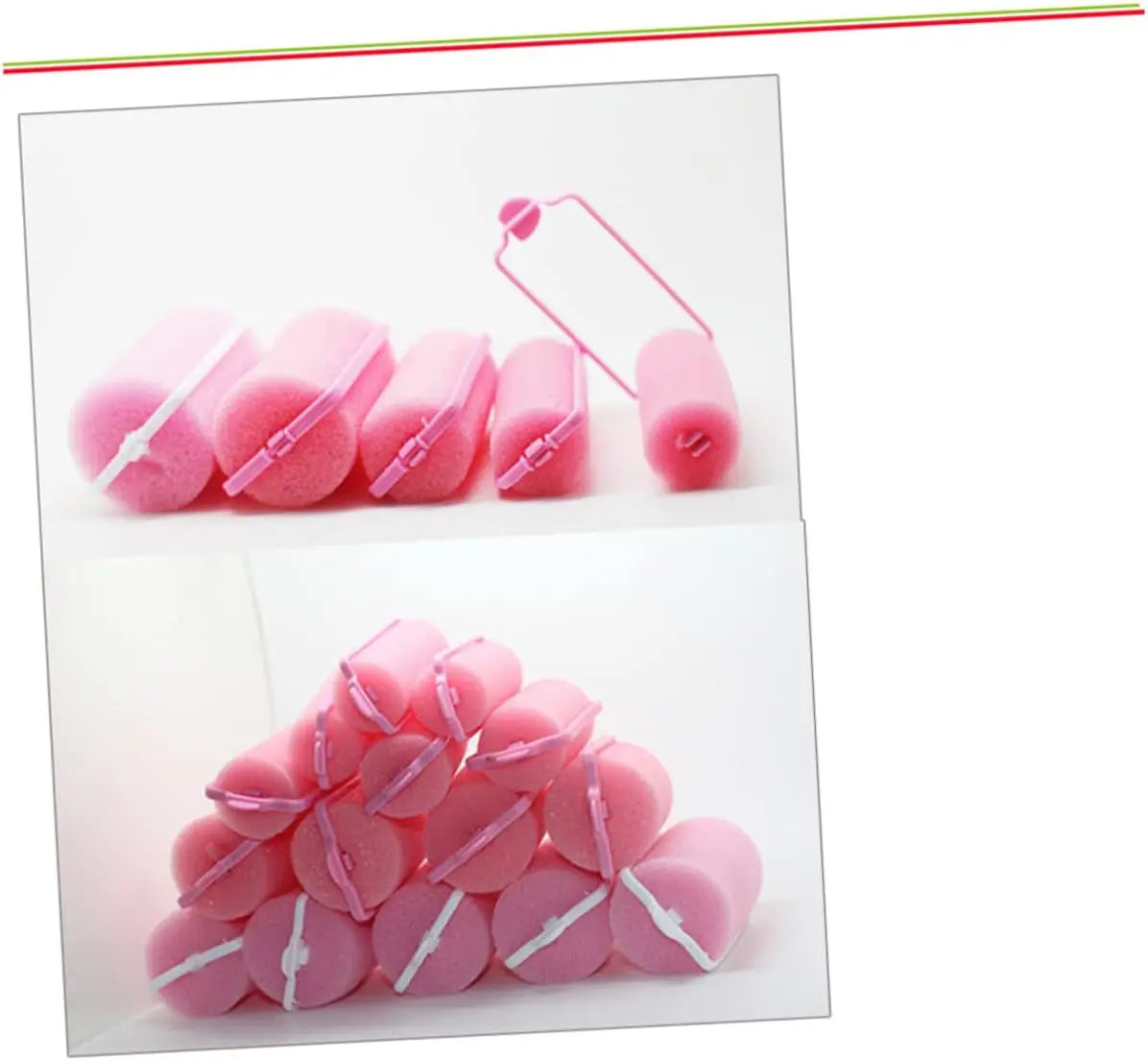 24Pcs Sponge Roller Foam Rollers Hair Curlers Hair Flexible Curlers Sponge S for Foam S for Dressing Tools