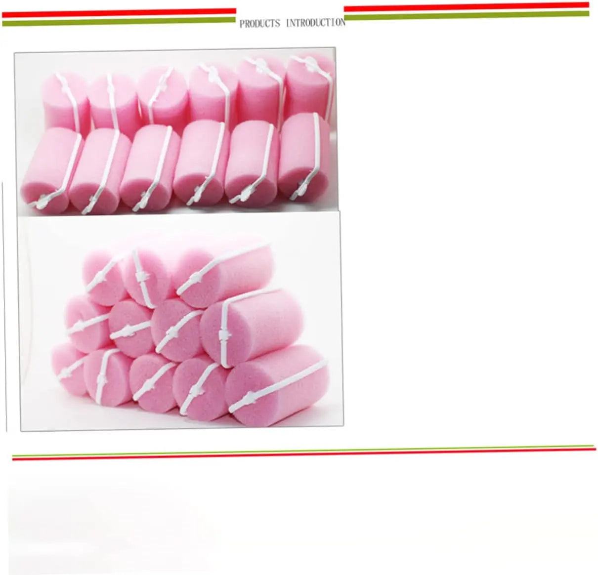 24Pcs Sponge Roller Foam Rollers Hair Curlers Hair Flexible Curlers Sponge S for Foam S for Dressing Tools