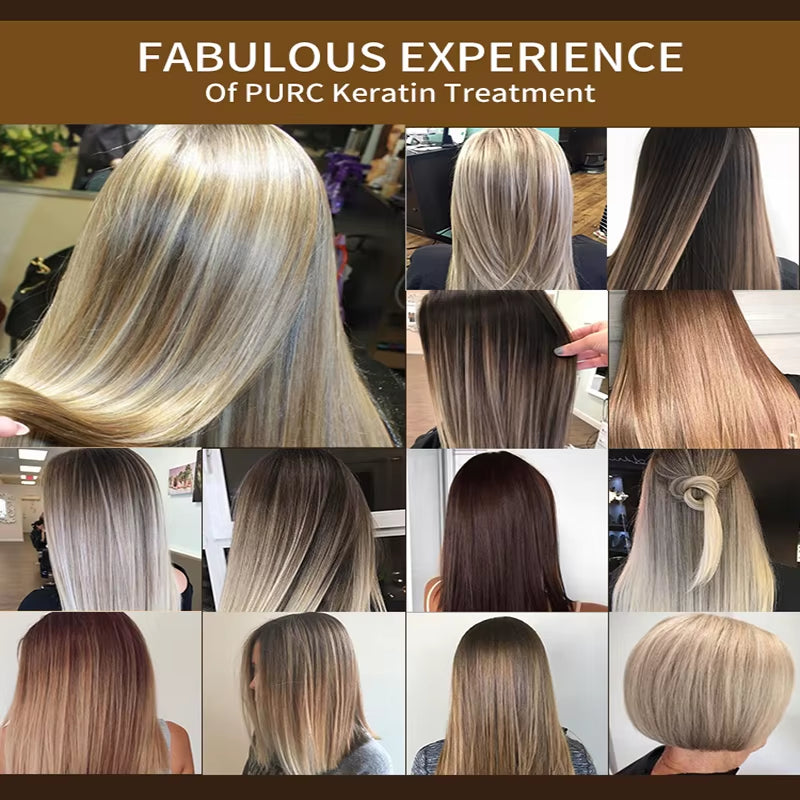 Brazilian Keratin Hair Treatment Keratin Straightening Curly Hair Smoothing Repair Permed Damaged Hair Care Products