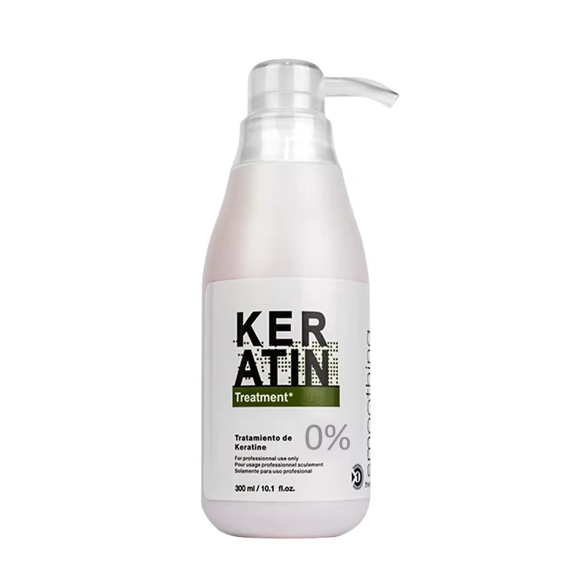 Brazilian Keratin Hair Treatment Formalin Professional Straightening Smoothing Curly Hair Frizz Dry Repair Cream Hair Care