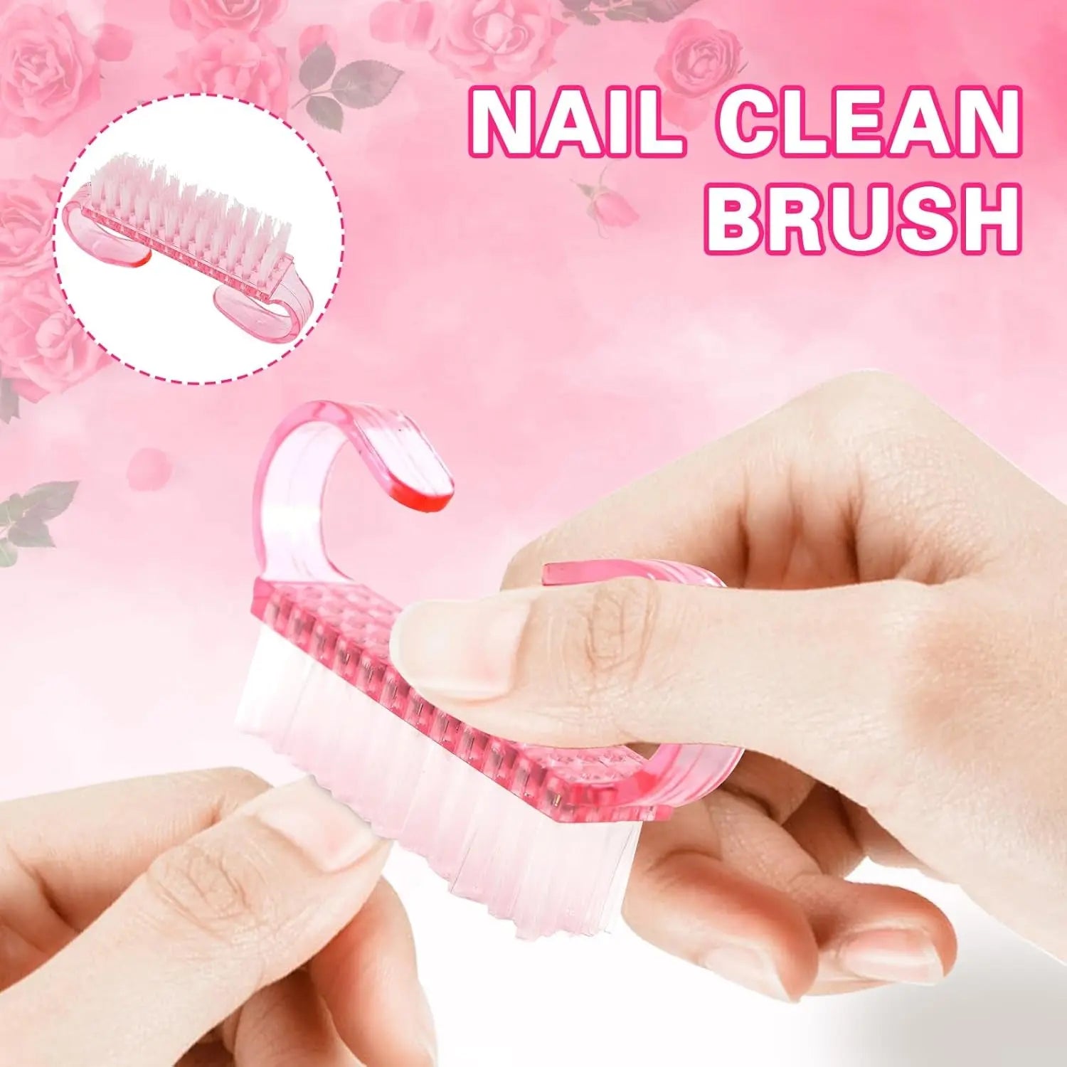 Nail Polish Remover Kit - Complete Nail Care Solution for Fingernails & Toenails - Includes Professional Nail Clips - Nail Cotton Pads - Nail File Grits 100/180 - Cuticle Pusher & Nail Brush