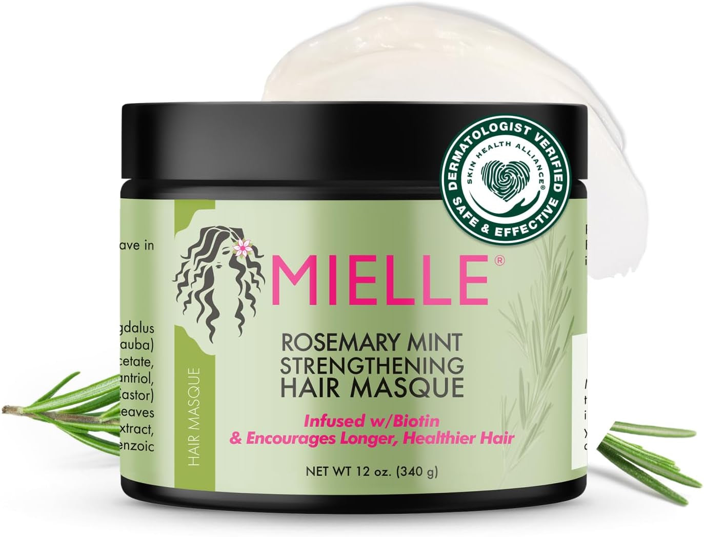 Mielle Rosemary Mint Hair Masque 355 Ml