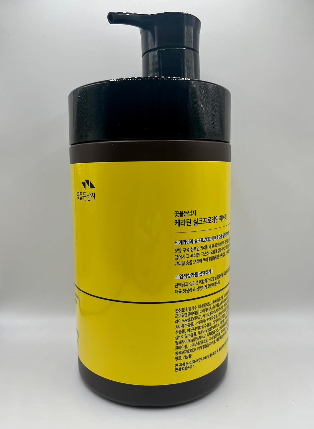 Man with Flowers Keratin Silkprotein Hair Pack 1000Ml