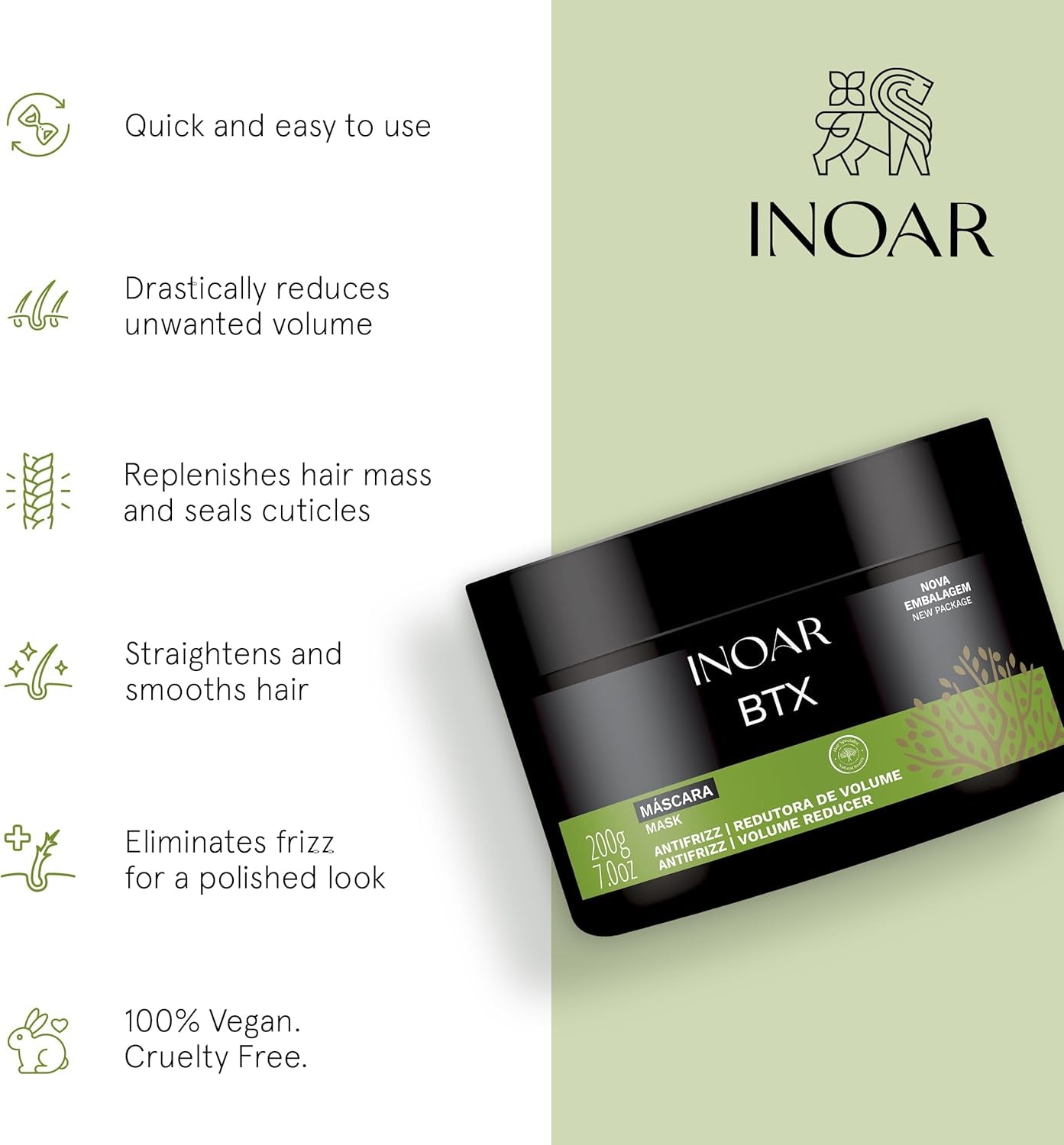 PROFESSIONAL - BTX Hair Mask Antifrizz 200G
